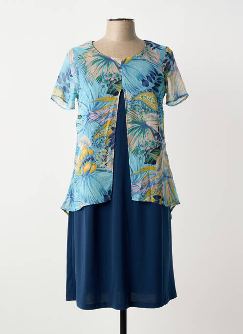 Rochie midi albastru GUY DUBOUIS femeie