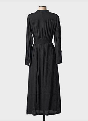 Rochie lungă mâneci lungi mâneci lungi negru CHERRY PARIS femeie