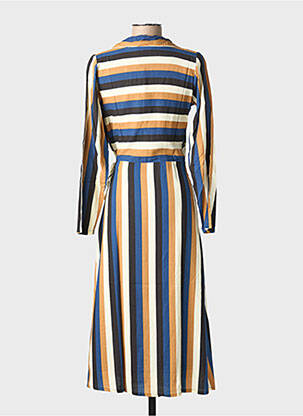 Rochie lungă mâneci lungi mâneci lungi albastru COMPAÑIA FANTASTICA femeie