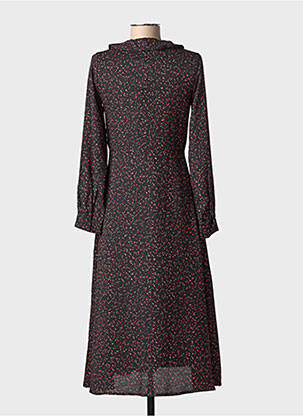 Rochie lungă mâneci lungi mâneci lungi negru COMPAÑIA FANTASTICA femeie