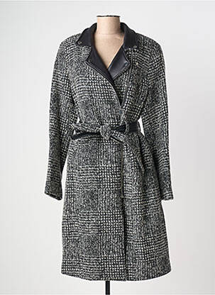 Palton lung negru EVA KAYAN femeie