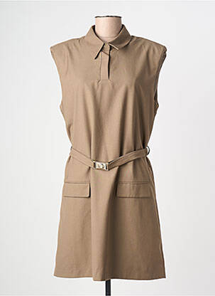 Rochie scurtă bej LILI SIDONIO femeie