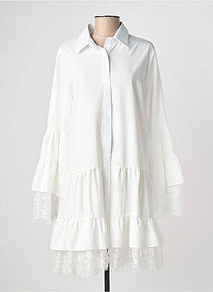 Rochie scurtă alb LUZABELLE femeie