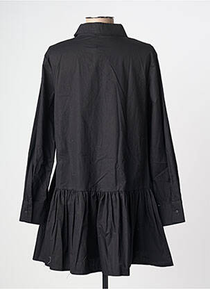 Rochie scurtă croială evazată mâneci lungi negru LUZABELLE femeie