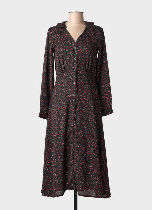 Rochie lungă negru COMPAÑIA FANTASTICA femeie