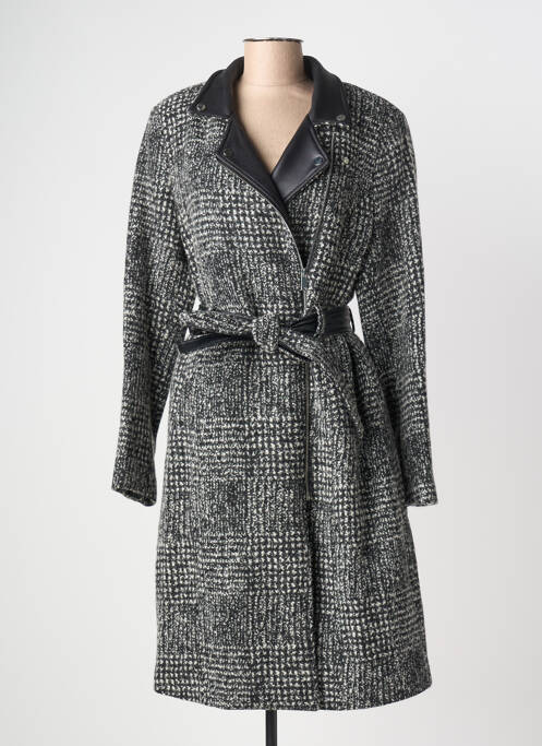 Palton lung negru EVA KAYAN femeie