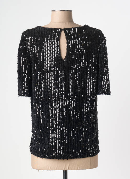 Top mâneci scurte mâneci scurte negru COMPAÑIA FANTASTICA femme