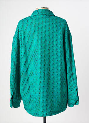 Jachete casual croială dreaptă verde CHERRY PARIS femeie