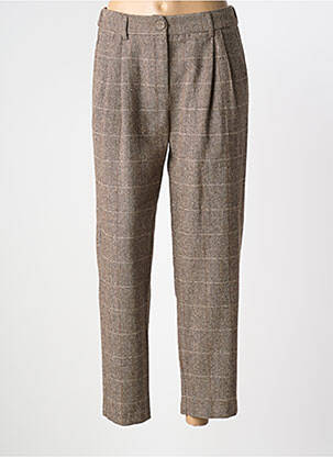 Pantalon 7/8 talie înaltă talie înaltă maro MOLLY BRACKEN femeie