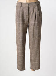 Pantalon 7/8 talie înaltă talie înaltă maro MOLLY BRACKEN femme