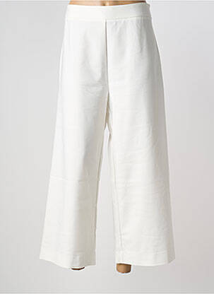 Pantalon 7/8 talie înaltă talie înaltă alb ANONYME DESIGNERS femeie