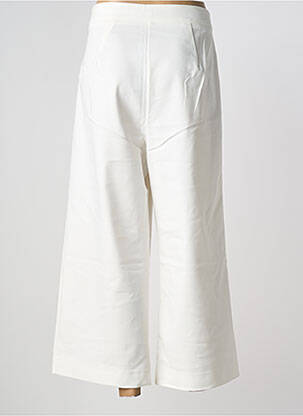 Pantalon 7/8 talie înaltă talie înaltă alb ANONYME DESIGNERS femeie