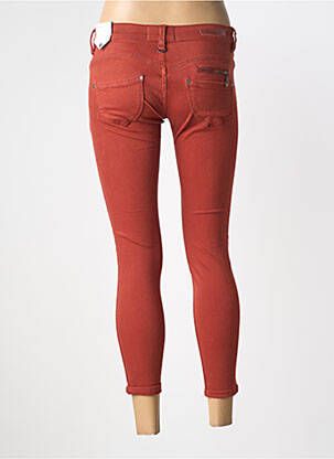 Blugi skinny elasticitate talie joasă portocalie FREEMAN T.PORTER femeie