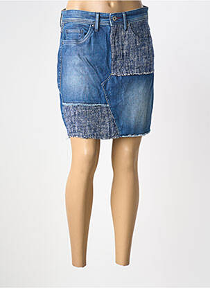 Fustă scurtă buzunare albastru SALSA femeie