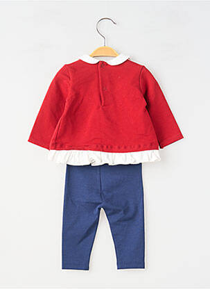Set pantaloni mâneci lungi roșu MAYORAL fată