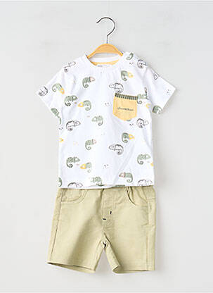 Set șort verde BABY BOL băiat