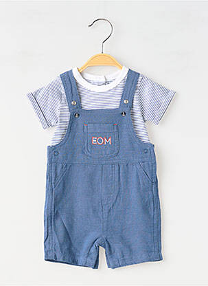 Set pantaloni guler rotund albastru ELLE EST OU LA MER băiat