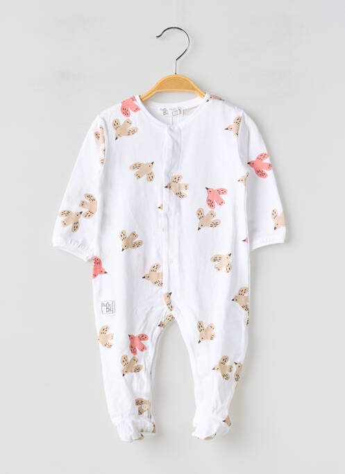 Pijama alb BABY BOL fată