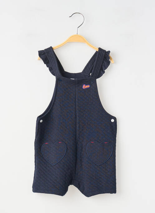 Salopetă albastru ELLE EST OU LA MER fată