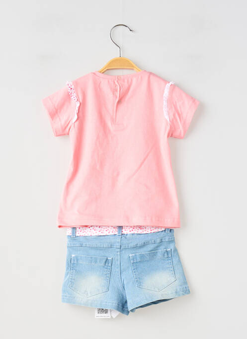 Set șort roz BABY BOL fată