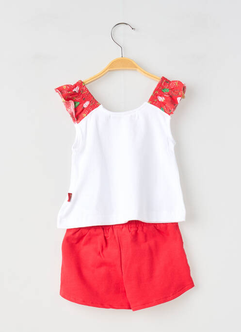 Set șort roșu BABY BOL fată