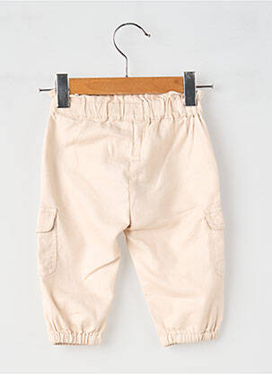 Pantalon cargo strânsă pe partea de jos talie elastică bej MAYORAL fată