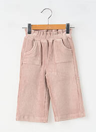 Pantalon larg elasticitate talie elastică maro MAYORAL fille