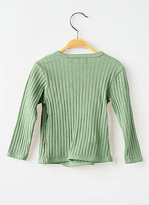 Top croială cambrată mâneci lungi verde NOPPIES fată