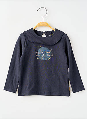 Tricou închidere cu nasturi la spate mâneci lungi gri NOPPIES fată