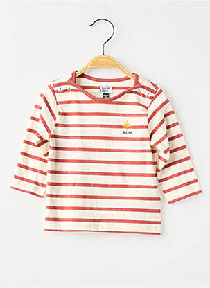 Tricou roșu ELLE EST OU LA MER băiat