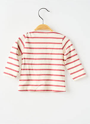 Tricou mâneci lungi mâneci lungi bej ELLE EST OU LA MER băiat