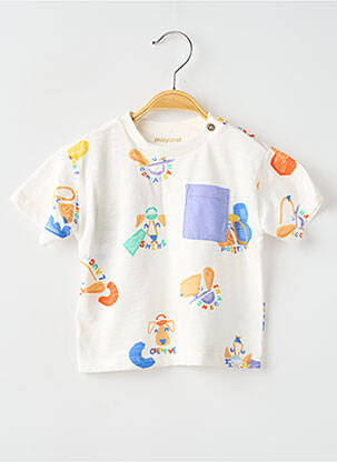 Tricou elasticitate mâneci scurte bej MAYORAL băiat