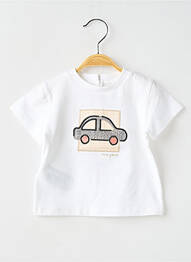Tricou elasticitate mâneci scurte alb MAYORAL garcon