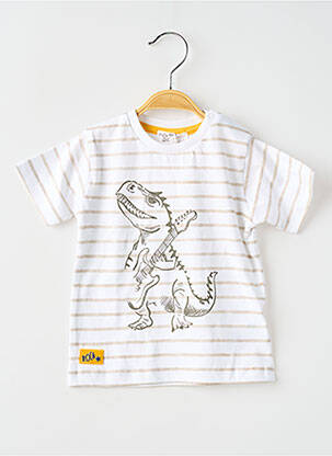 Tricou elasticitate mâneci scurte bej BABY BOL băiat