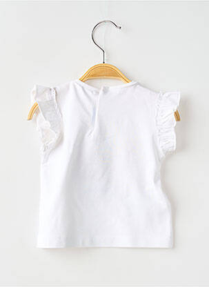 Tricou elasticitate mâneci scurte alb MAYORAL fată