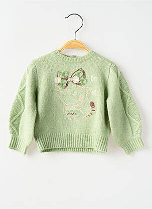 Pulover elasticitate mâneci lungi verde MAYORAL fată