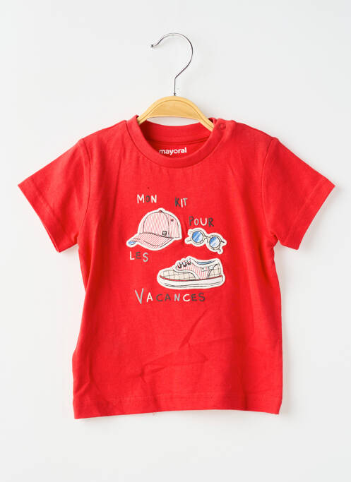 Tricou roșu MAYORAL băiat