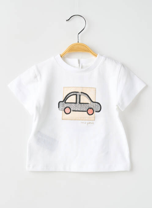 Tricou alb MAYORAL băiat