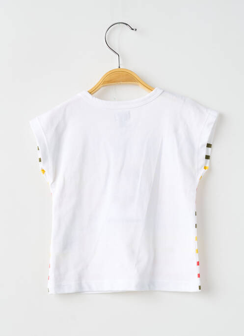 Tricou alb ELLE EST OU LA MER fată