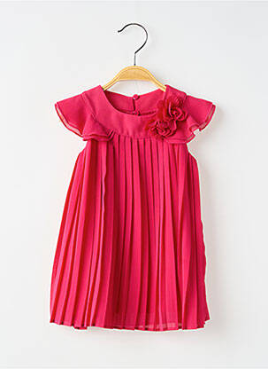 Rochie midi mâneci scurte mâneci scurte roz MAYORAL fată