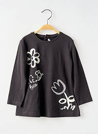 Tricou croială cambrată mâneci lungi negru MAYORAL fille