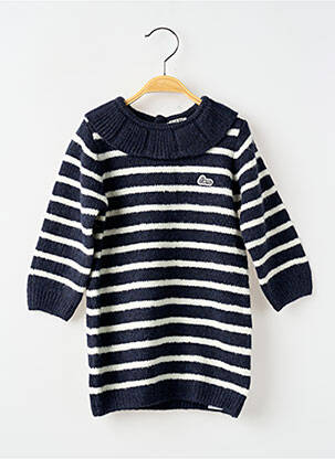 Rochie pulover albastru ELLE EST OU LA MER fată