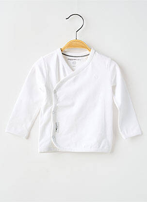 Tricou mâneci lungi mâneci lungi alb NOPPIES copil