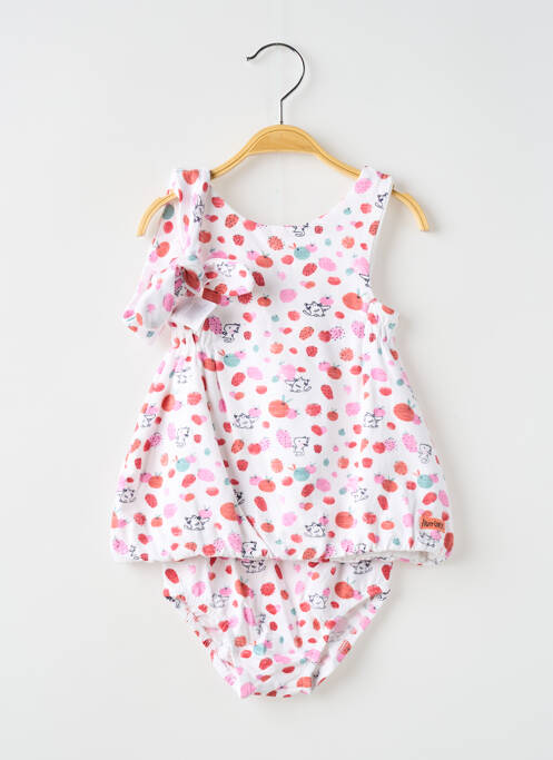 Set șort alb BABY BOL fată