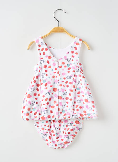 Set șort alb BABY BOL fată