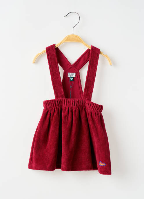 Rochie midi roșu ELLE EST OU LA MER fată