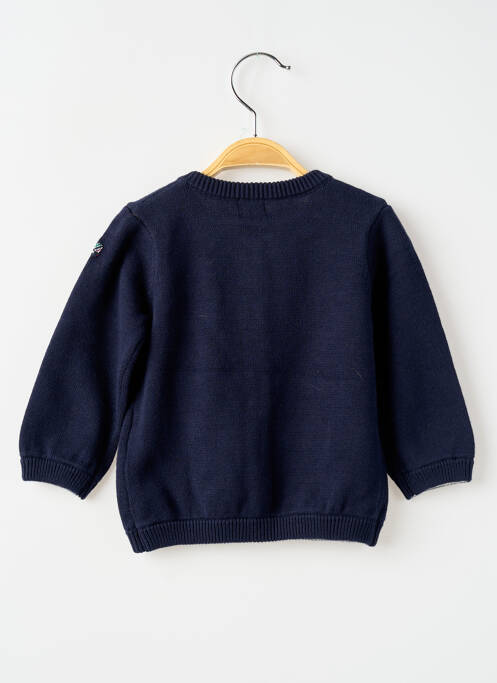 Vestă cu mâneci lungi albastru ELLE EST OU LA MER băiat