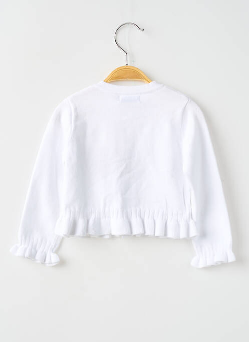 Vestă cu mâneci lungi alb MAYORAL fată