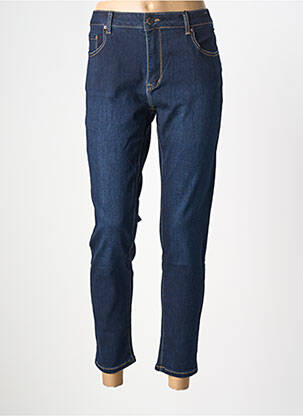 Blugi cu croială slim albastru KY CREATION femeie