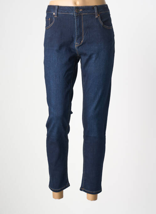 Blugi cu croială slim albastru KY CREATION femeie